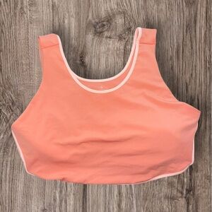 Belk Plus Size Orange Sports Bra